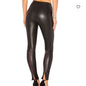 REVOLVE Plush fleece lined liquid leggings black